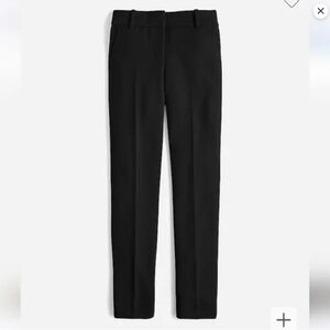 J. Crew Cameron Slim cropped pants in Four Seasons stretch Black 24w